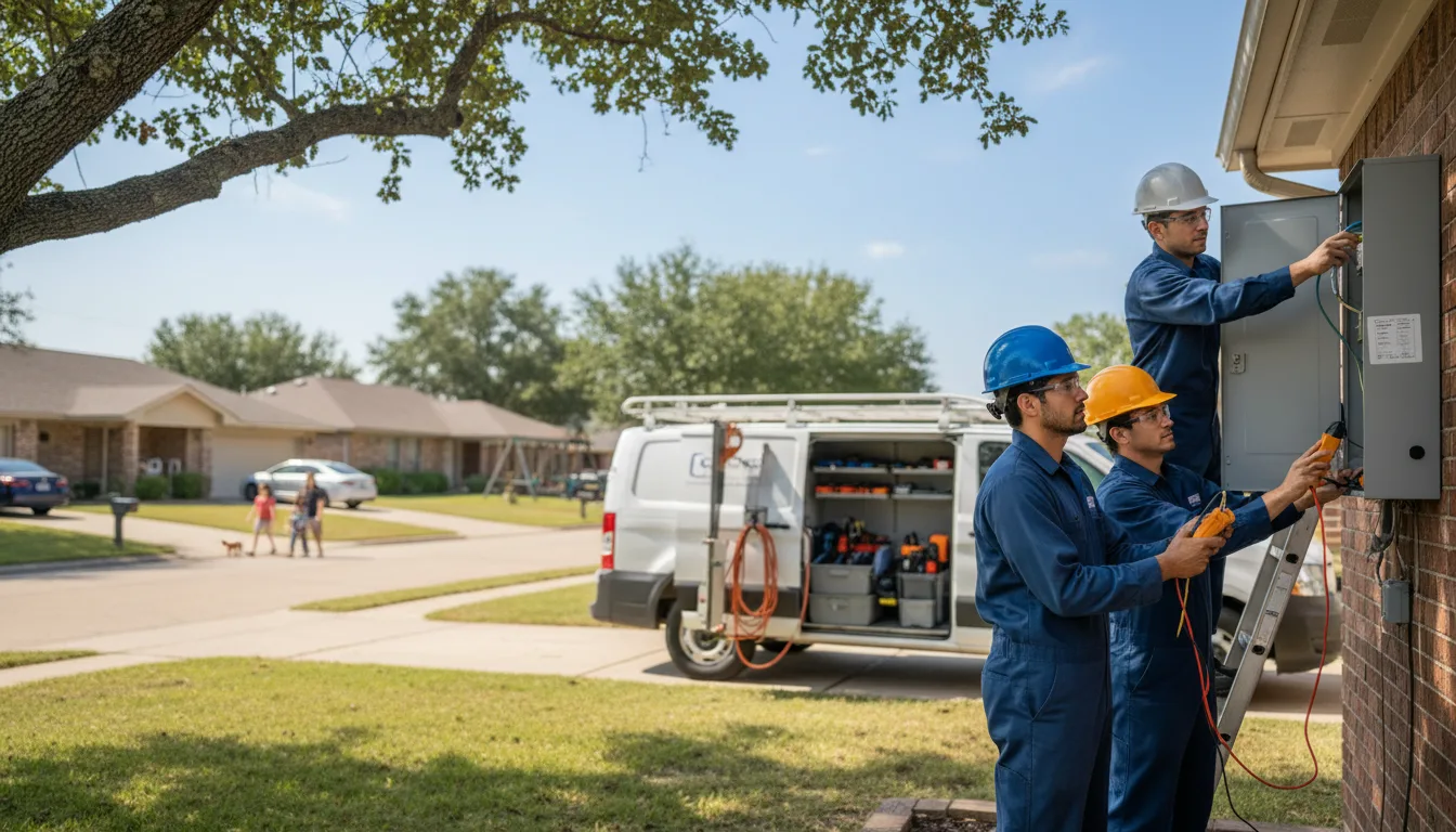 Certified electrician providing emergency electrical services in Cedar Lake, IN